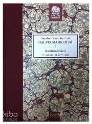 İstanbul Kadı Sicilleri - Galata Mahkemesi 7 Numaralı Sicil Cilt 33 Ko