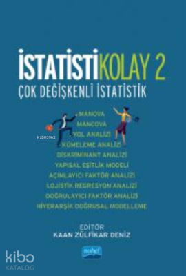 İstatistikolay 2;Çok Değişkenli İstatistik Kolektif