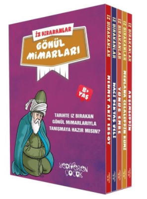 İz Bırakanlar - Gönül Mimarları Seti - 5 Kitap Takım Eda Bayrak