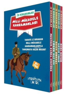 İz Bırakanlar - Milli Mücadele Kahramanları Seti - 5 Kitap Takım Eda B