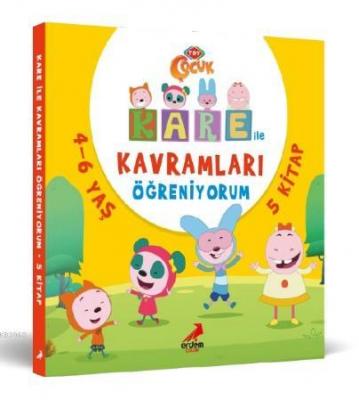 Kare ile Kavramları Öğreniyorum (5 kitap) Neslihan Yalçın