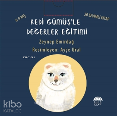 Kedi Gümüş'le Değerler Eğitimi Seti (20 Kitap Takım) Zeynep Emirdağ