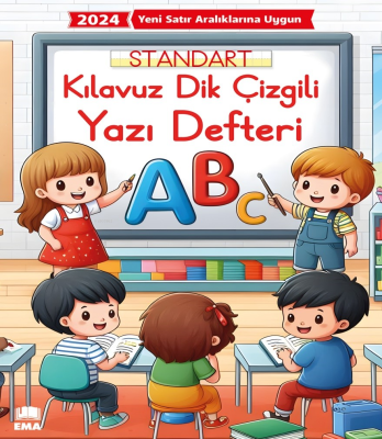 Renkli Standart Kare Çizgili Yazı Defteri A4 Ebat Kolektif