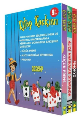 Kitap Kaçkını Seti - 3 Kitap Takım - Kutulu Mehtap Soyuduru Çiçek