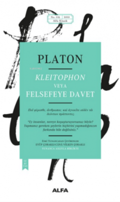 Kleitophon veya Felsefeye Davet Platon ( Eflatun )