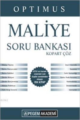 KPSS A Grubu Optimus Maliye Kopart Çöz Soru Bankası 2016 Kolektif