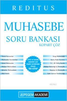 KPSS A Grubu Reditus Muhasebe Kopart Çöz Soru Bankası 2016 Kolektif