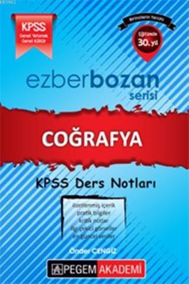 KPSS Coğrafya Öğrencinin Ders Defteri 2016 Önder Cengiz