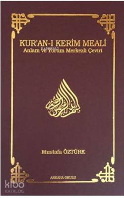 Kur'an-ı Kerim Meali (Ciltli) Kolektif