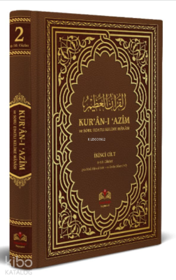 Kuranı Azim Ve Soru Edatlı Kelime Manası 2.Cilt Cübbeli Ahmet Hoca