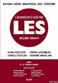 Les Lisansüstü Eğitim Giriş Sınavı Bahattin Soydan