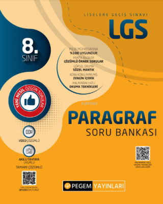 LGS Paragraf Soru Bankası Kolektif