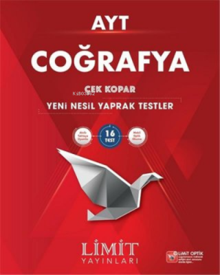 Limit Ayt Coğrafya Çek Kopar Yaprak Test Kolektif