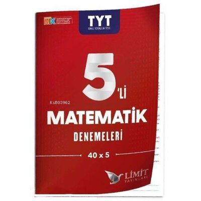 Limit Tyt 5' Li Matematik Denemeleri Kolektif