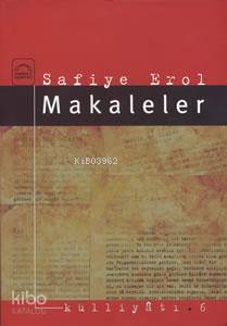 Makaleler Safiye Erol