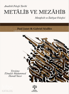 Metâlib ve Mezâhib Paul Janet