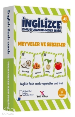 Meyveler ve Sebzeler - İngilizce Konuşturan Kelimeler Serisi English F