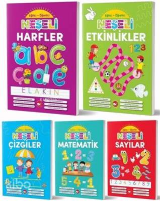 Okul Öncesi Eğitici Öğretici Neşeli Etkinlikler Seti (5 Kitap Takım) K