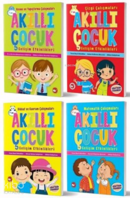 Okul Öncesi Gelişim Etkinlik Kitapları Seti (4 Kitap Takım) Kolektif