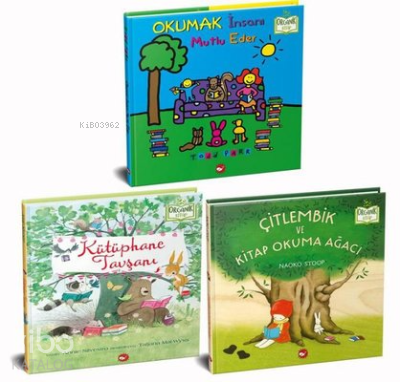 Okumayı Seviyorum Set - Organik Kitap (3 Kitap Takım) Todd Parr