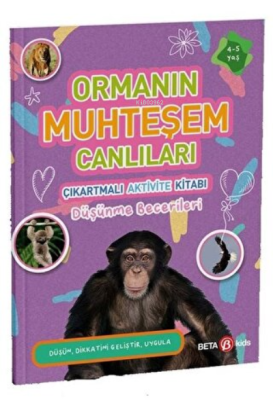 Ormanın Muhteşem Canlıları - Çıkartmalı Aktivite Kitabı Buket Kurt