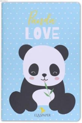 Panda Love Mavi Defter Kolektif