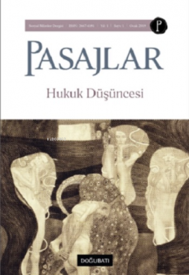 Pasajlar Sosyal Bilimler Dergisi Sayı: 1 Ocak 2019 Kolektif