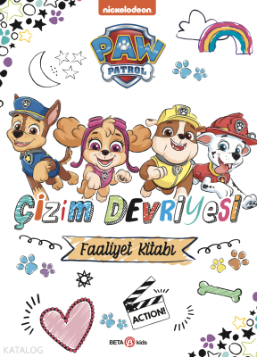 Paw Patrol Çizim Devriyesi Boyama Kitabı;Çizim Devriyesi Kolektif