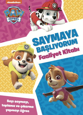 Paw Patrol Saymaya Başlıyorum Faaliyet Aktivite Kitabı Kolektif