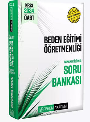 Pegem 2024 KPSS ÖABT Beden Eğitimi Tamamı Çözümlü Soru Bankası Kolekti