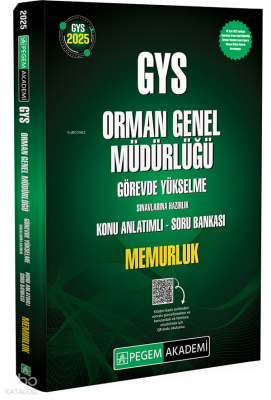 Pegem Akademi Yayıncılık 2025 GYS Orman Genel Müdürlüğü Görevde Yüksel