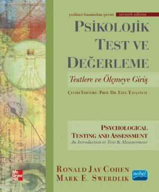 Psikolojik Test ve Değerleme Ronald Jay Cohen