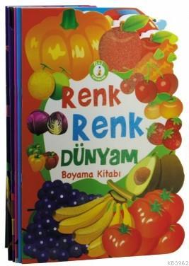 Renk Renk Dünyam Boyama Kitabı - Şekilli Kesim (5 Kitap) Kolektif