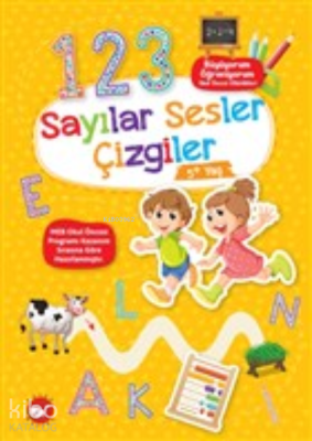 Sayılar Sesler Çizgiler 5+ Yaş - Büyüyorum Öğreniyorum Okul Öncesi Etk