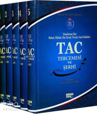 Tac Tercemesi ve Şerhi (5 Cilt, Ciltli, Tam Metin, Şamua) Mansur Ali N