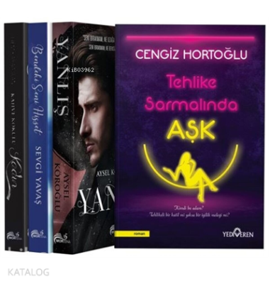 Tehlikeli Aşk Seti (4 Kitap Takım) Cengiz Hortoğlu