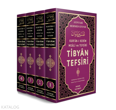 Tibyan Tefsiri Kuran-ı Kerim Meali ve Tefsiri (4 Cilt) Ayıntabi Mehmed