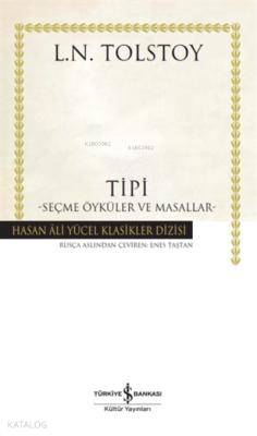 Tipi - Seçme Öyküler Ve Masallar Lev Nikolayeviç Tolstoy