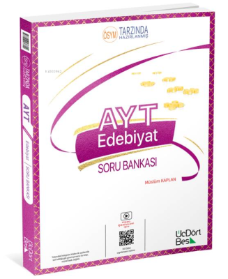 Üç Dört Beş Yayınları AYT Edebiyat Soru Bankası Üç Dört Beş