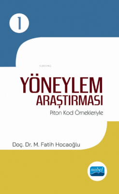 Yöneylem Araştırma - I / Piton Kod Örnekleriyle M. Fatih Hocaoğlu