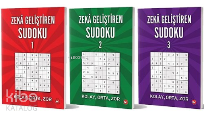 Zeka Geliştiren Sudoku Seti (3 Kitap Takım) Ramazan Oktay